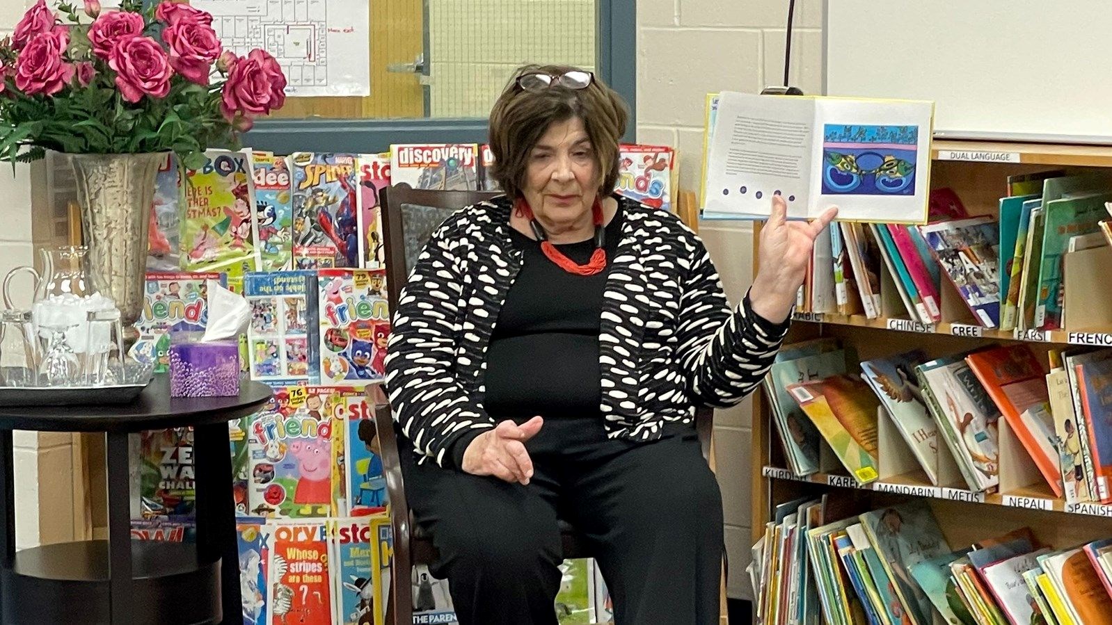 The Lieutenant Governor of Manitoba Loves to Read at Sister MacNamara School